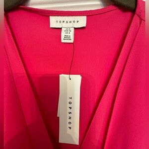 Topshop Hot pink dress- NWT